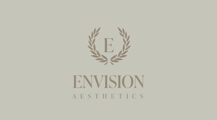 Logo of Envision Aesthetics, Galashiels, Scotland, GB; featuring elegant laurel wreath design.