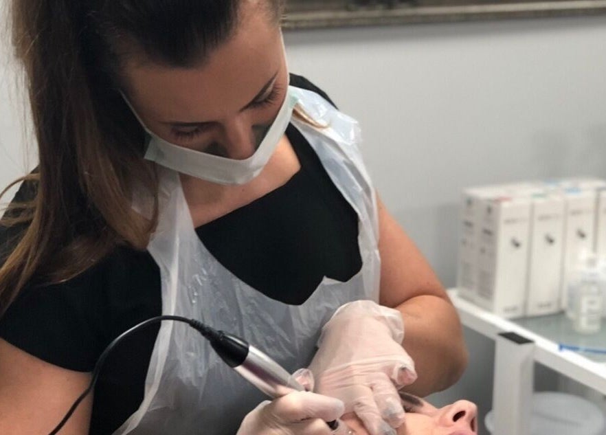 Skilled professional providing treatment at Unique Beauty and Aesthetics in Chorley, England, GB.