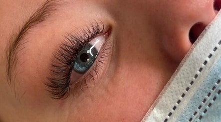 Close-up of eye with long lashes at Kw Beauty Lounge, Perth, Scotland, GB. Enhancing natural beauty.