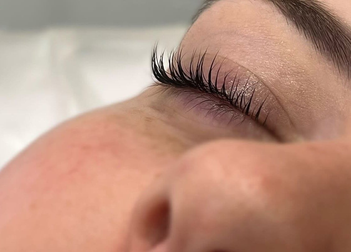 Close-up of expertly applied eyelashes at Beauty by Hannah, Willenhall, England, GB for a sophisticated look.
