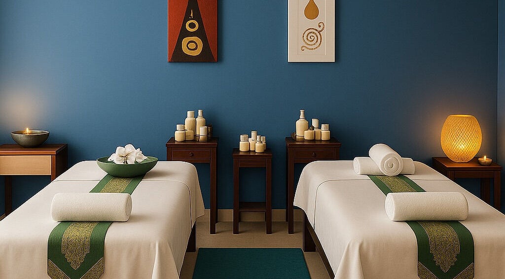 Doppel-Massageraum bei Wansabai - Massage and Beauty, Düsseldorf, Nordrhein-Westfalen, DE.