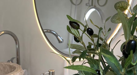 Ambient lighting and plant decor at The GLÓ Studio, Lee-on-the-solent, England, GB.