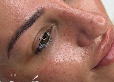 A client with glowing skin after a facial at The GLÓ Studio, Lee-on-the-solent, England, GB.