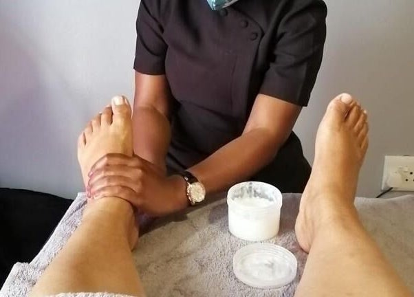 Foot massage at Rose Mobile Massage in Cape Town, Western Cape, ZA providing relaxing wellness treatments.