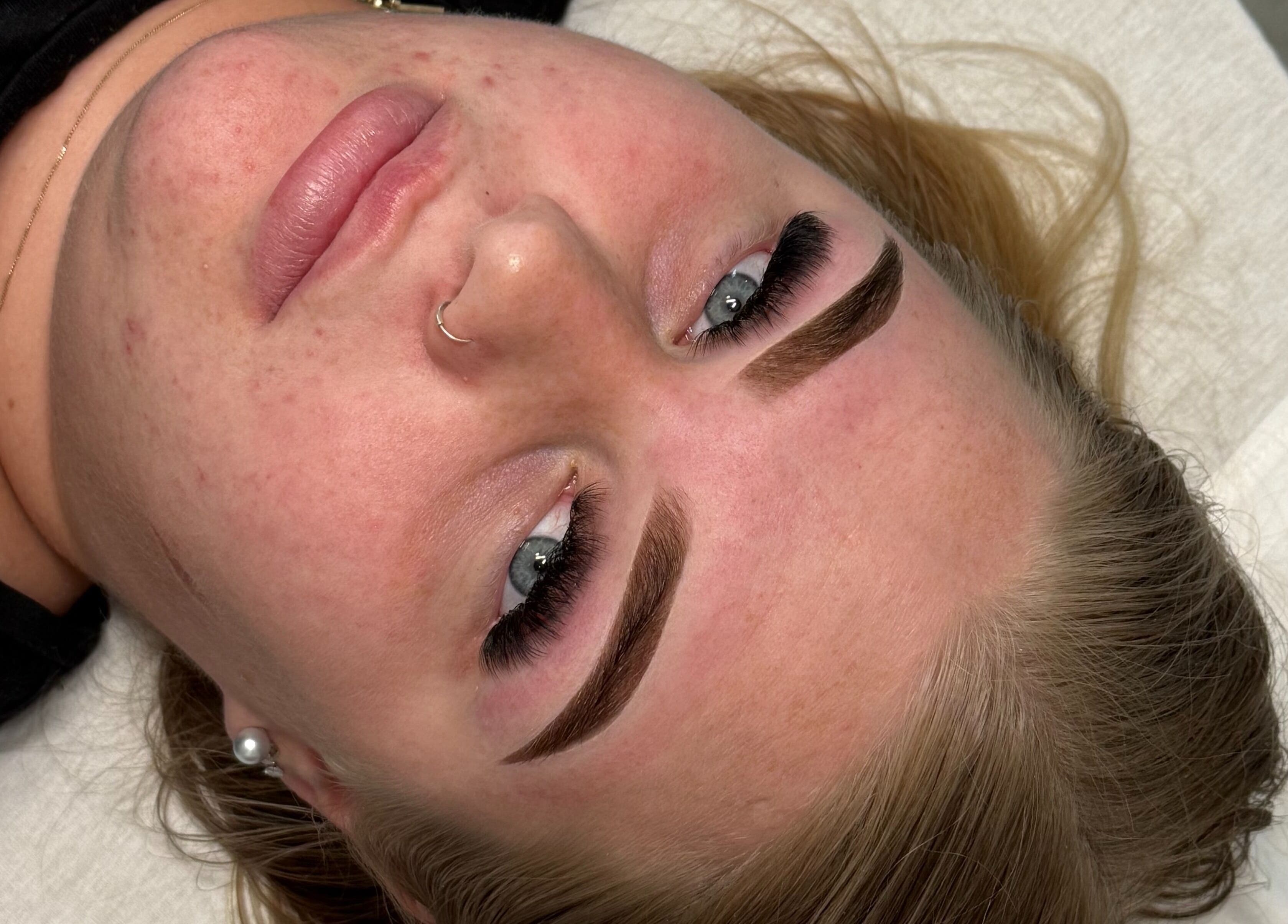 Close-up of flawless eyebrow styling at Brow Boulevard, Greystanes, New South Wales, AU.