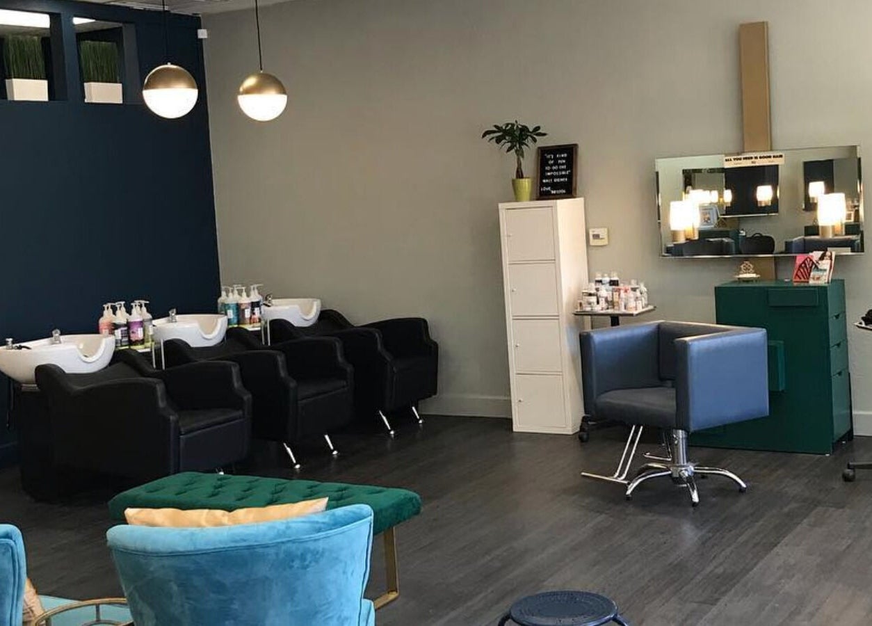 Modern interior of Bristol Hairdressing - Reno NV, located in Reno, Nevada, US, offering chic and serene ambiance.