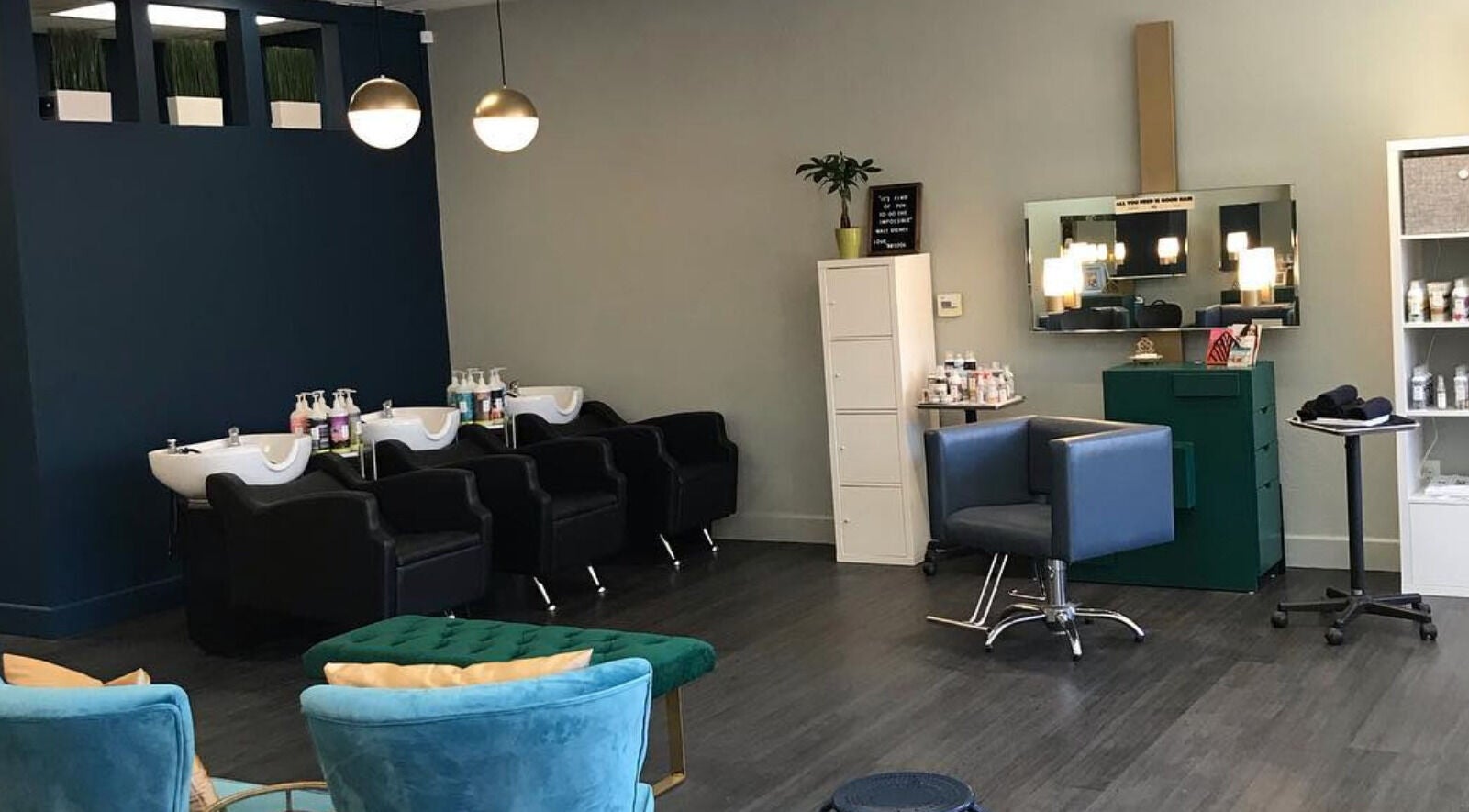 Modern interior of Bristol Hairdressing - Reno NV, located in Reno, Nevada, US, offering chic and serene ambiance.