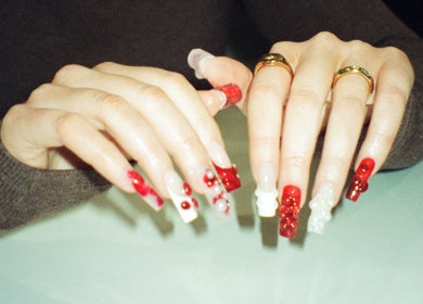 Intricate nail art design at Studio412 in Kingston, Australian Capital Territory, AU.