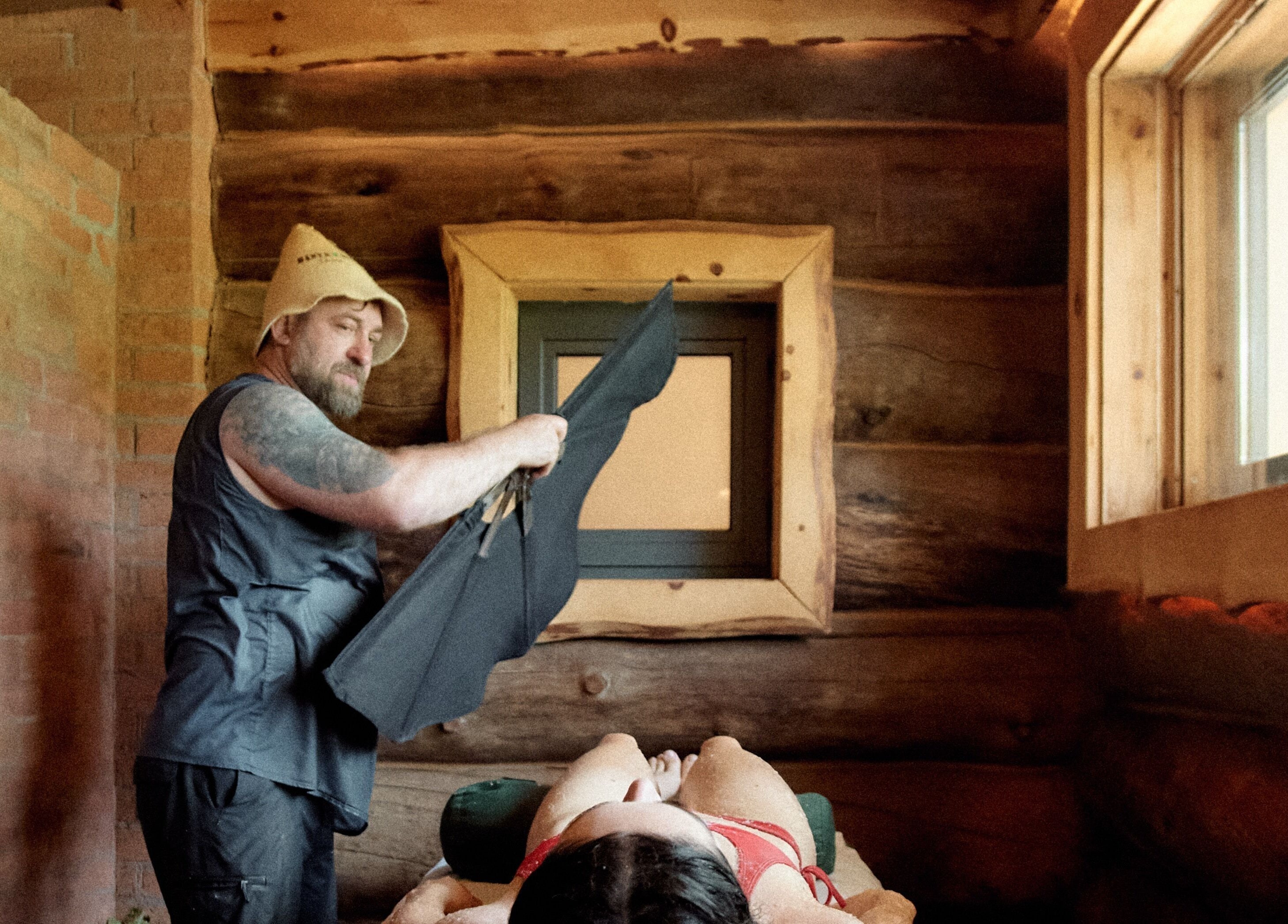 A therapist prepares a treatment at Banya No.1 Tbilisi Private, located in Kiketi, GE.
