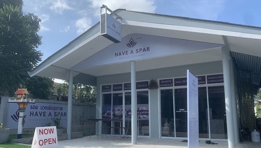 Front view of Have A Spar in Surat Thani showing modern design and welcoming entrance.