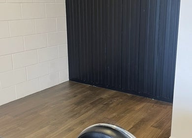 Elegant interior with wood floor at Afterglow Skin & Tan, Kerikeri, Northland, NZ.