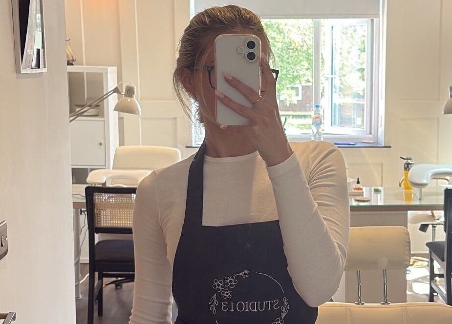 Professional setting at Nail by Lils, Tamworth, England, GB, showcasing manicure workspace.