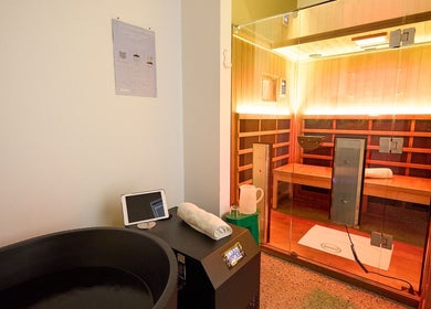 Relaxing sauna at Nimbus Co - Manly, located in Manly, New South Wales, AU, perfect for wellness enthusiasts.