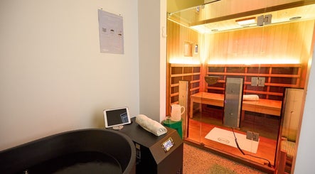 Relaxing sauna at Nimbus Co - Manly, located in Manly, New South Wales, AU, perfect for wellness enthusiasts.