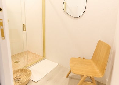 Minimalist relaxation space at Nimbus Co - Manly, located in Manly, New South Wales, AU.