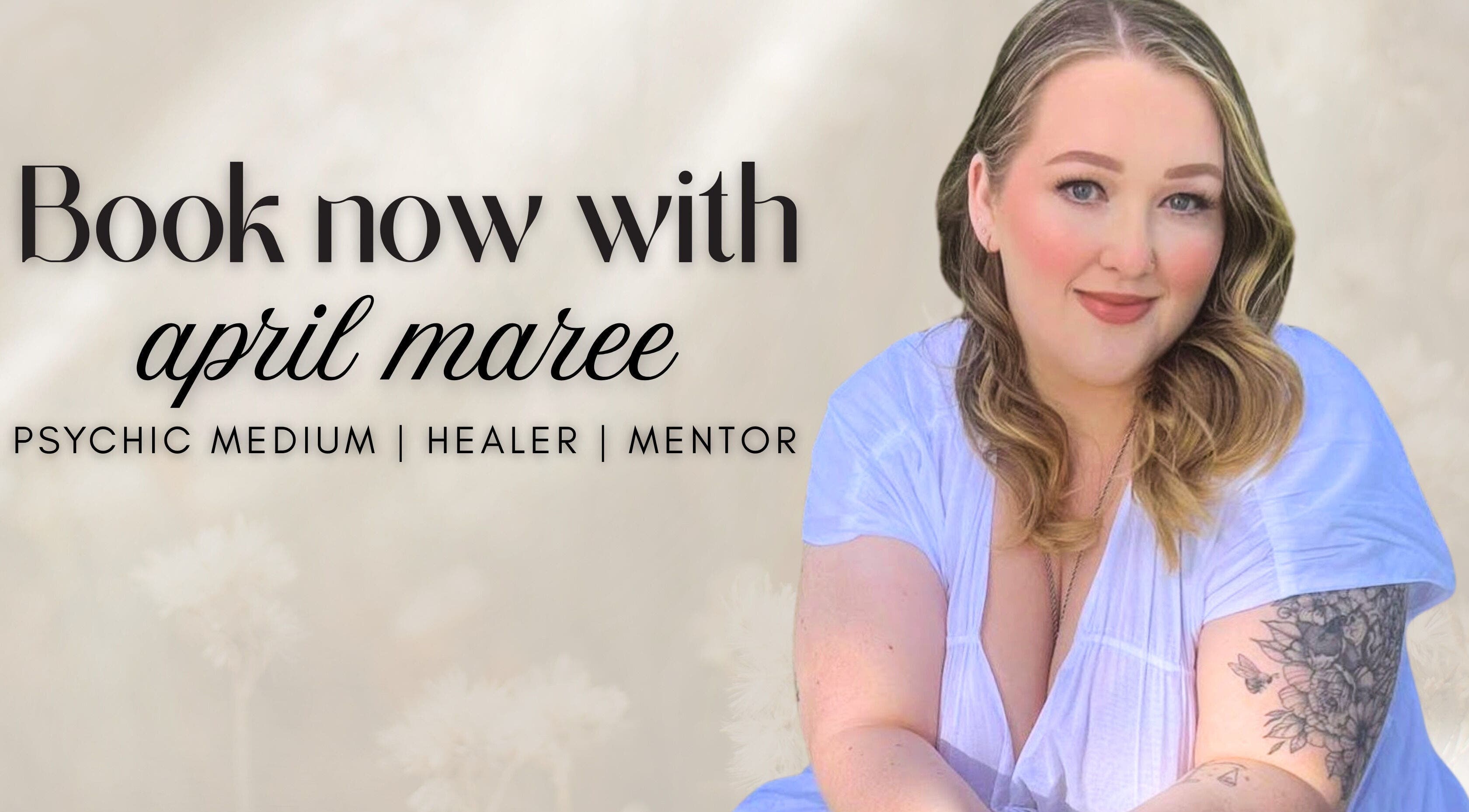Book a session with April Maree, Psychic Medium | Healer | Mentor in Campbelltown, New South Wales, AU.