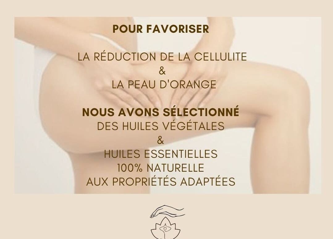 Huile anti-cellulite naturelle chez Au Sens De Soi, Châteauneuf-du-Pape, Provence-Alpes-Côte d'Azur, FR.