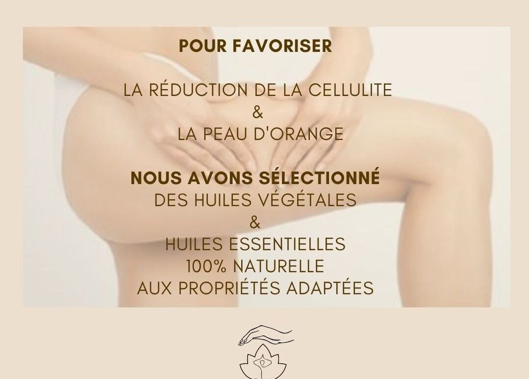 Huile anti-cellulite naturelle chez Au Sens De Soi, Châteauneuf-du-Pape, Provence-Alpes-Côte d'Azur, FR.