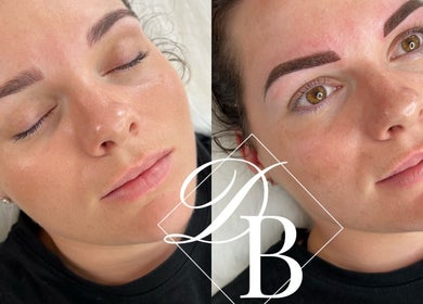 Brow styling at Durban Designer Brows SA in Durban North, Kwazulu-natal, ZA showing natural enhancement.