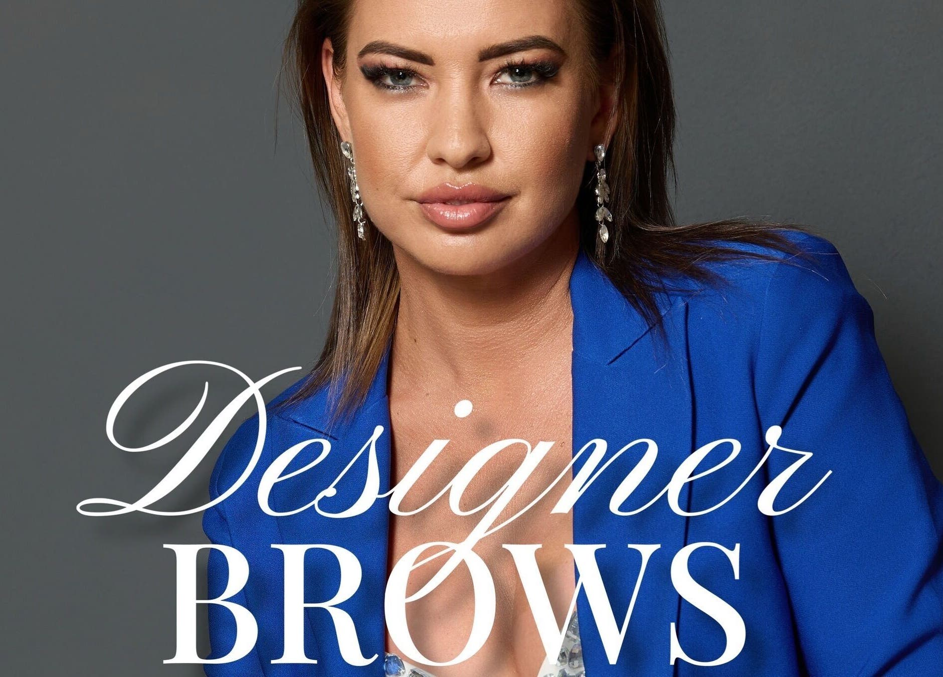 Stylish woman with elegant brows at Durban Designer Brows SA, Umhlanga, Kwazulu-natal, ZA.