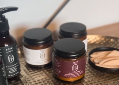 A selection of beauty products at Beauty Bar 11, Flinders View, Queensland, AU, showcasing elegance and quality.