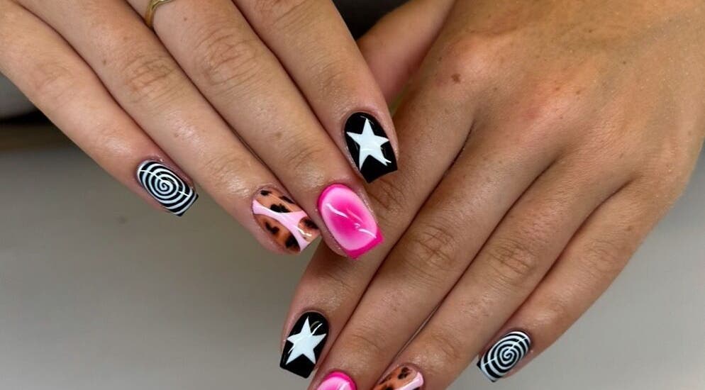 Vibrant nail art designs at By Emer in Carlow, Carlow, IE showcase unique and artistic styles.