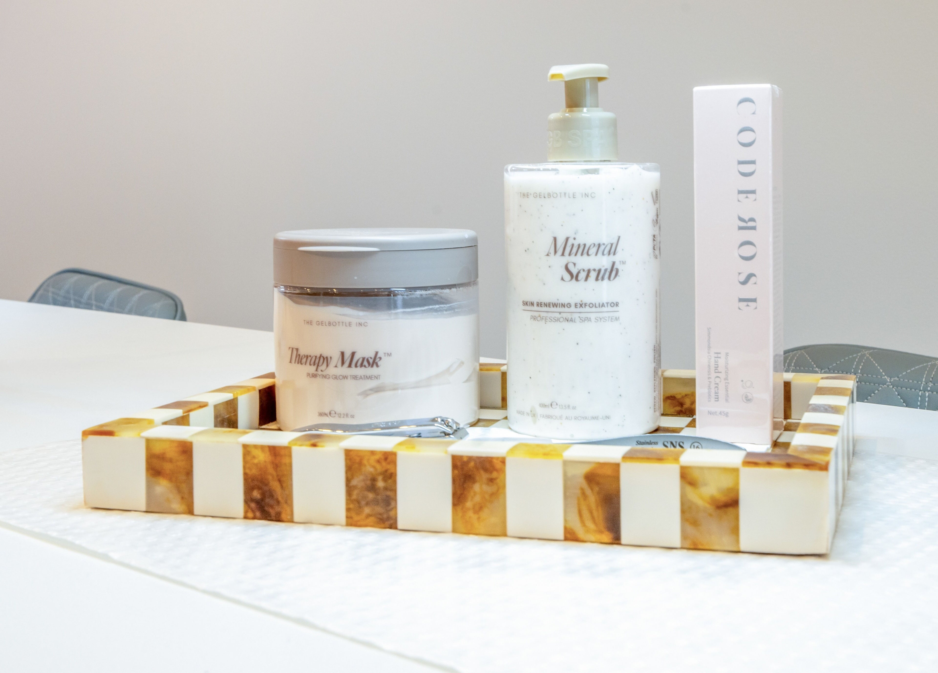 High-end beauty products showcased at Code Rose - Yarraville in Melbourne, Victoria, AU.