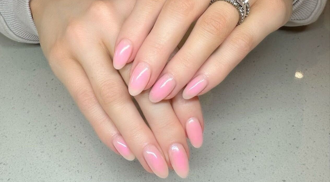 Elegant pink manicure showcased at Code Rose - Avondale Heights in Avondale Heights, VIC, AU.