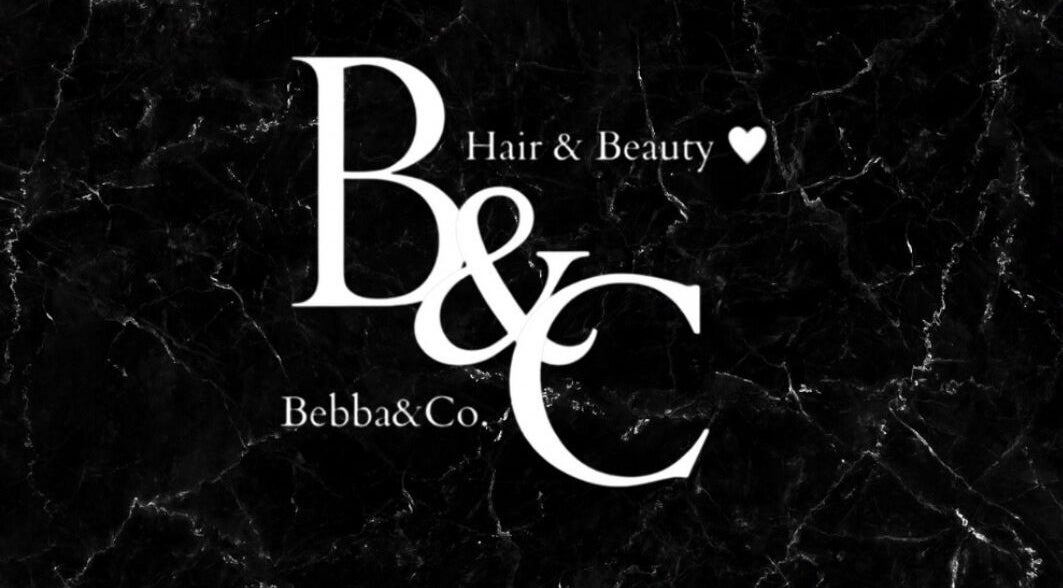 Stylish black marble logo of Bebba & Co. Hair & Beauty Mickleham, located in Mickleham, Victoria, AU.