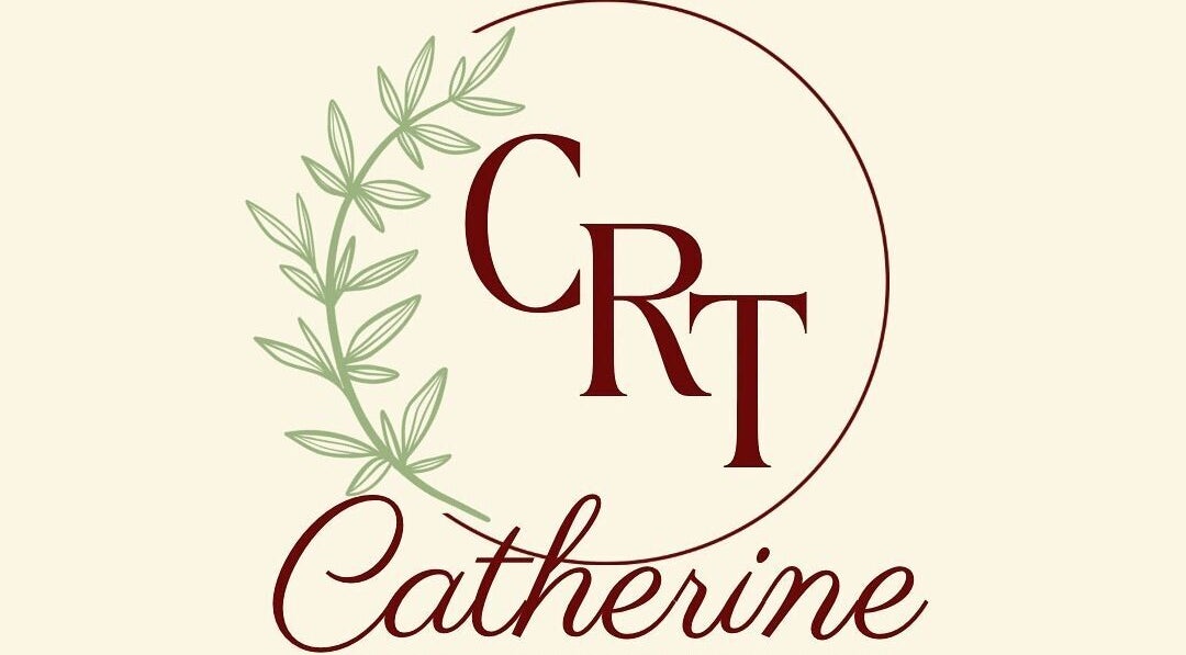 Catherine Rebalance Therapies logo featuring olive branch in Sheffield, England, GB.