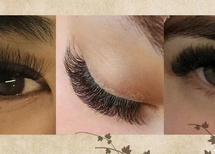 Close-up of expertly applied lash extensions at KALAYNA LASHES, Tauranga, BOP, NZ showcasing lush, full lashes.