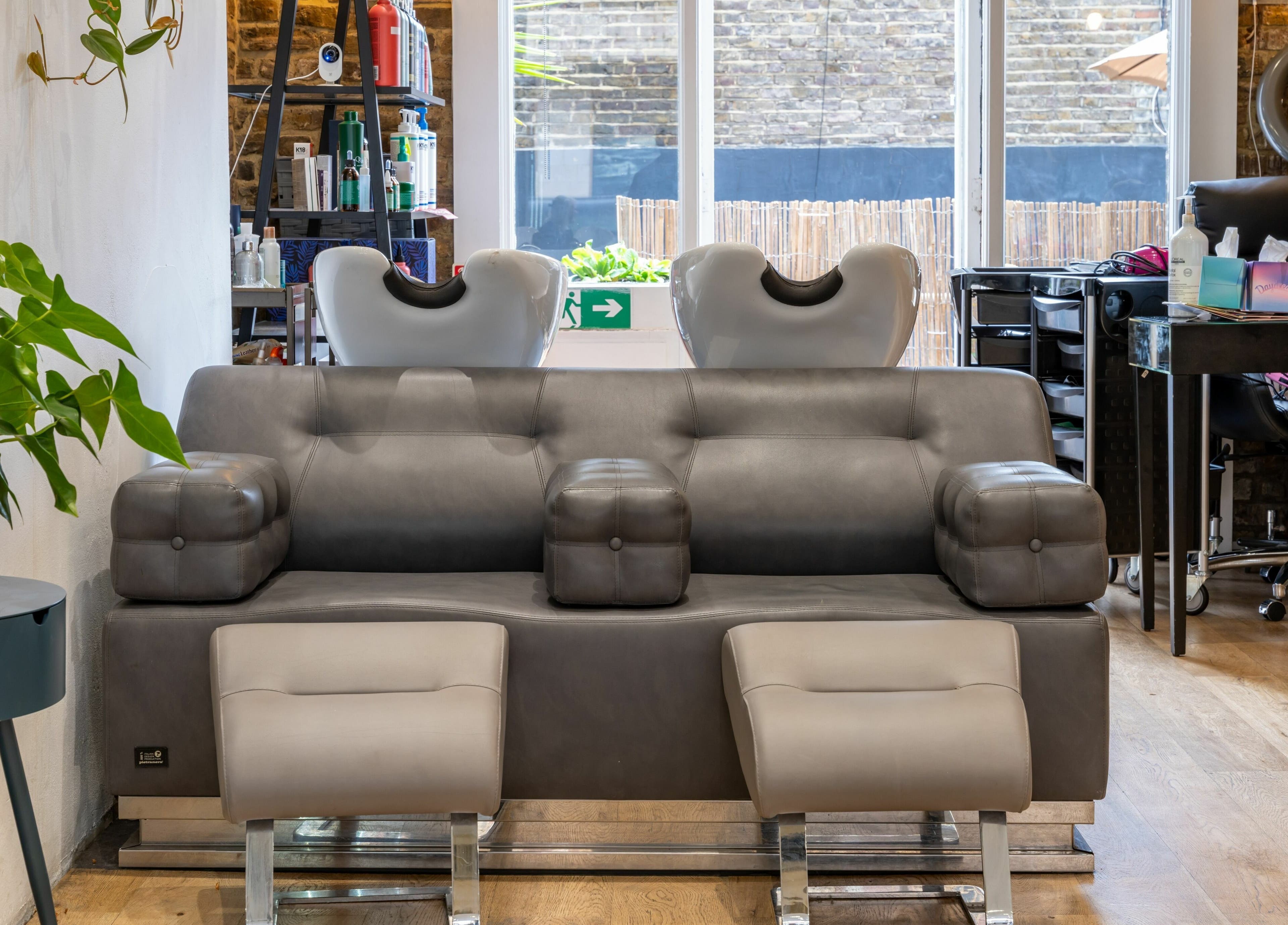 Luxurious salon seating at Chelsea Chair, London, England, GB featuring plush chairs and elegant decor.