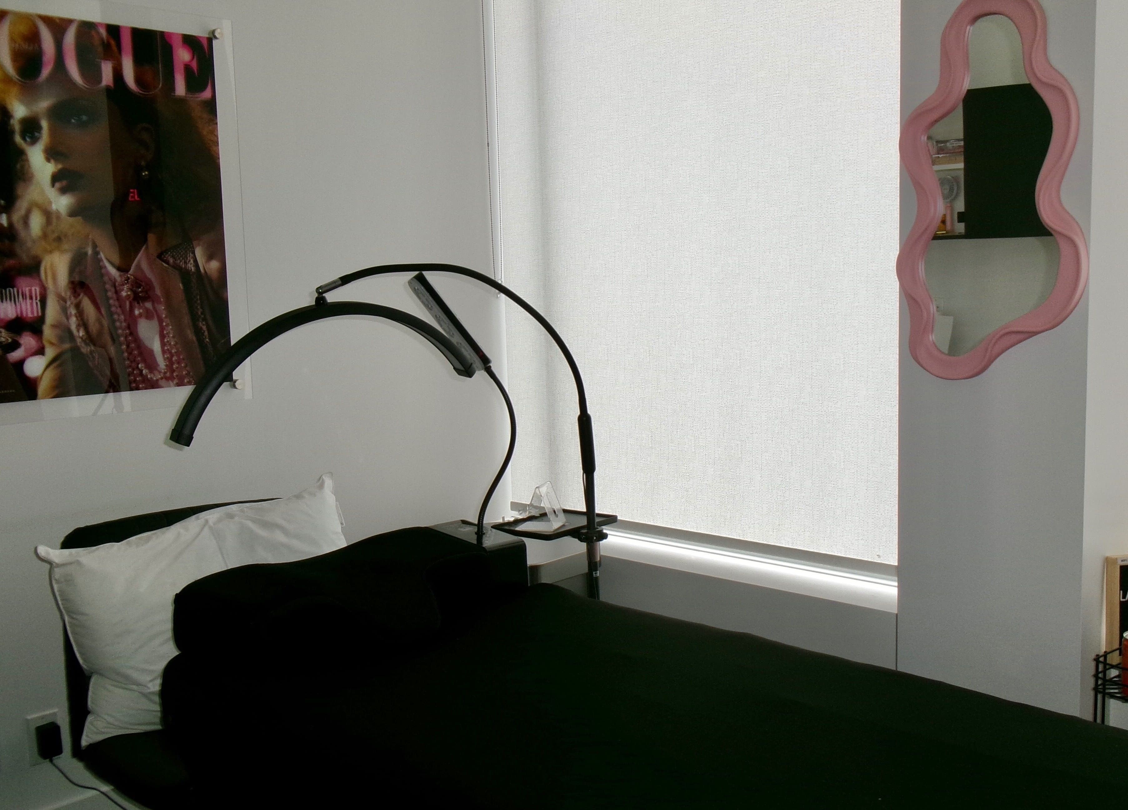 Elegant beauty room at Victoria | Lashed Out by Vic in Vaughan, Ontario, CA with stylish decor and relaxing ambiance.