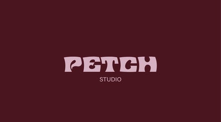 Petch Studio logo on maroon background, showcasing beauty elegance in Diamond Creek, Victoria, AU.
