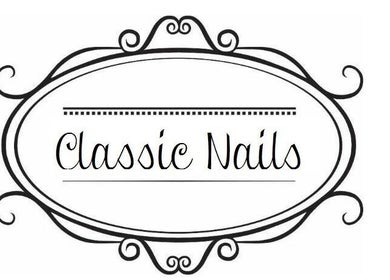 Classic Nails - Malvern ornate logo, Queensburgh, KwaZulu-Natal, ZA, enhancing brand identity.