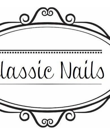 Classic Nails - Malvern ornate logo, Queensburgh, KwaZulu-Natal, ZA, enhancing brand identity.