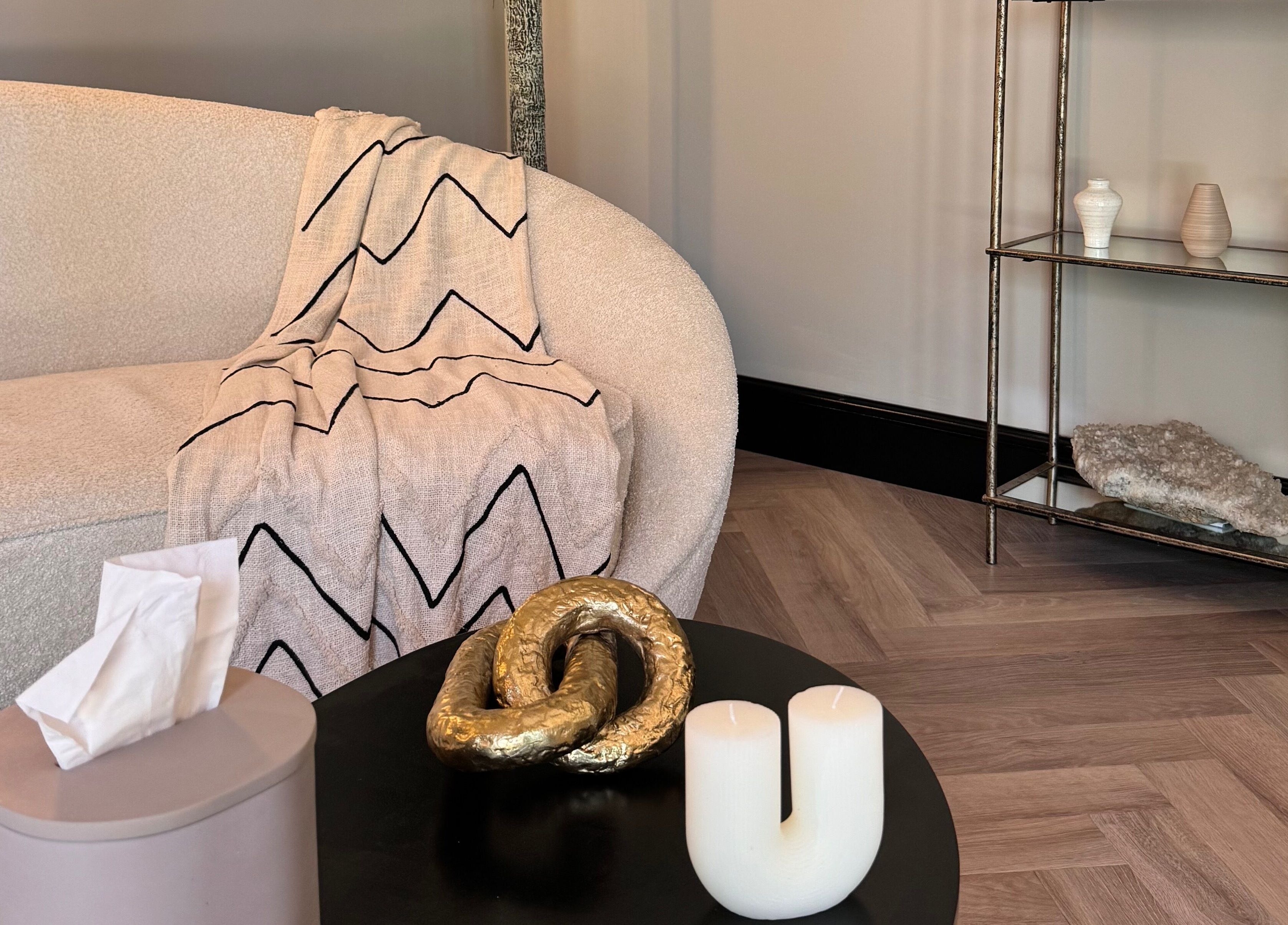 Elegant corner at Antoinette Aesthetics, East Harling, featuring chic decor and modern aesthetics.