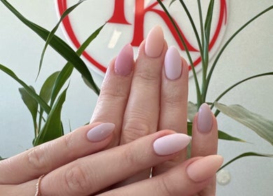 Pastel nail design at TK Nails and Beauty (Rosanna) in Melbourne, Victoria, AU.