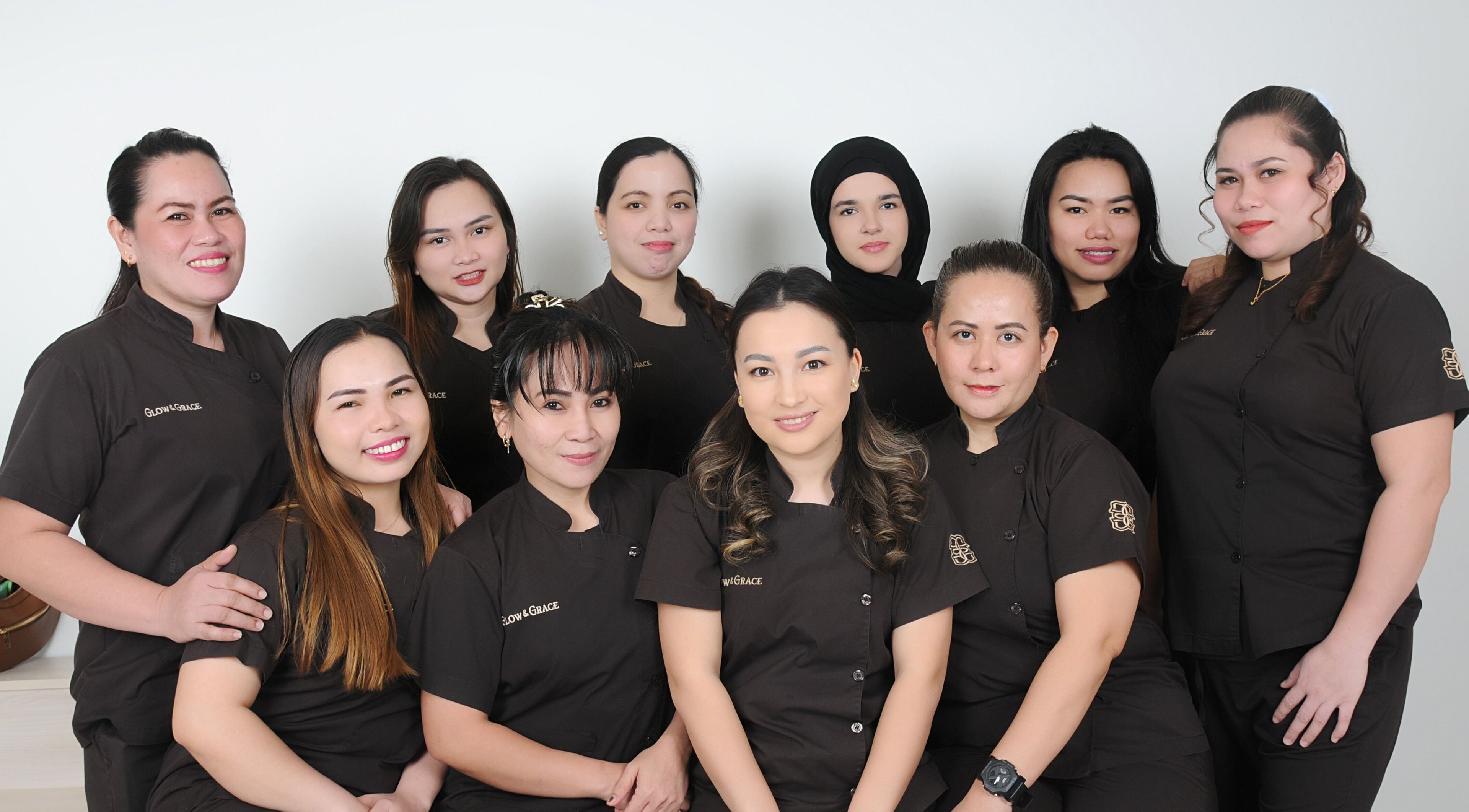 Friendly team at Glow & Grace - Home Service Riyadh, delivering wellness in Riyadh, SA.