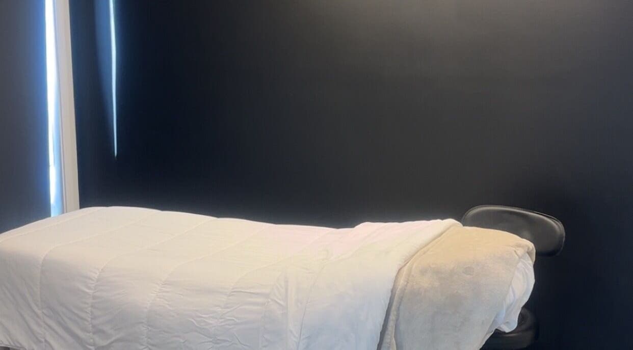 Relaxation bed at Stef’s Vogue Beauty, Gregory Hills, New South Wales, AU, offering tranquility and comfort.