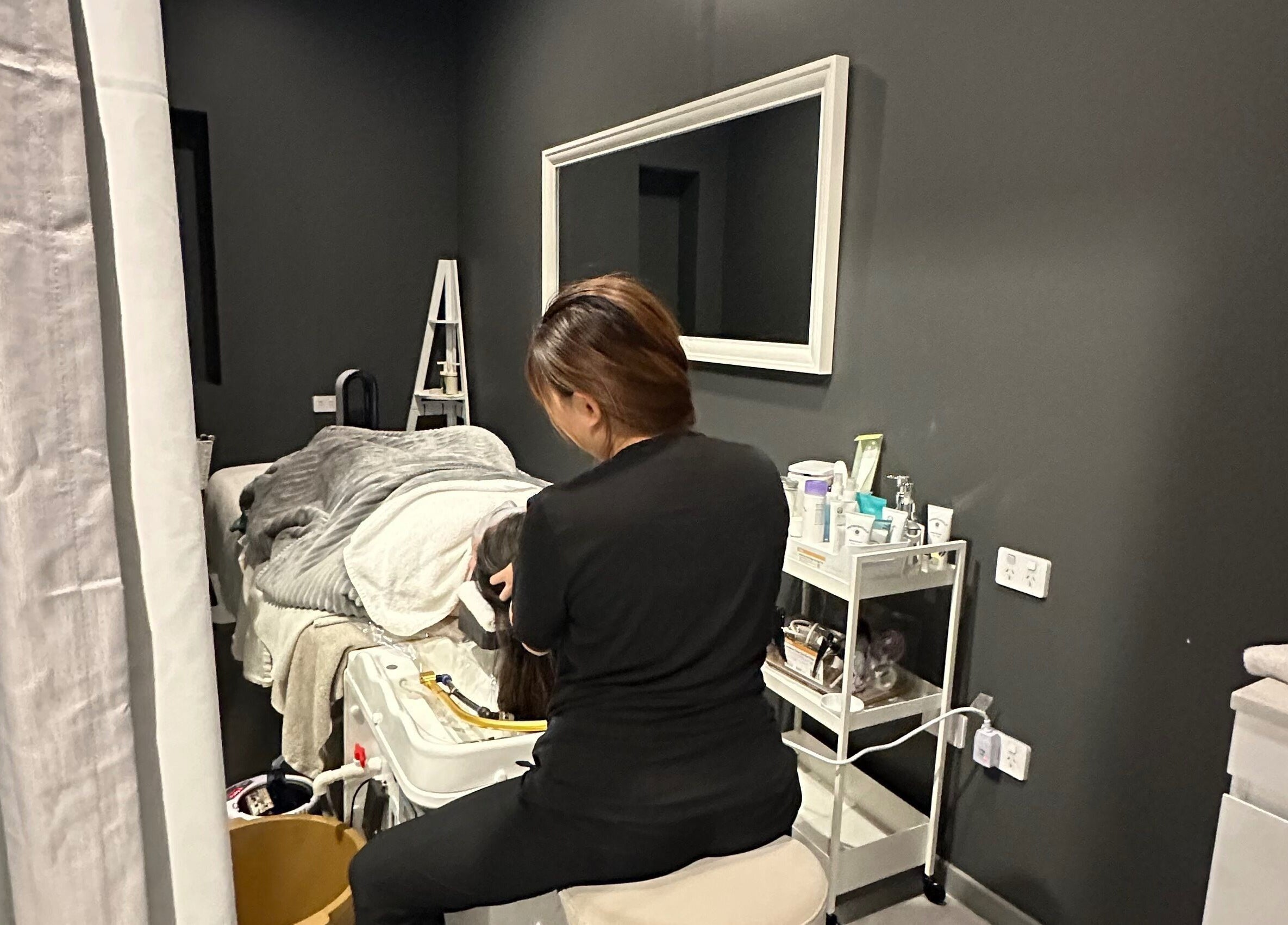 Cozy massage room at Mel's Massage & Reflexology - Mount Lawley, Western Australia, AU.