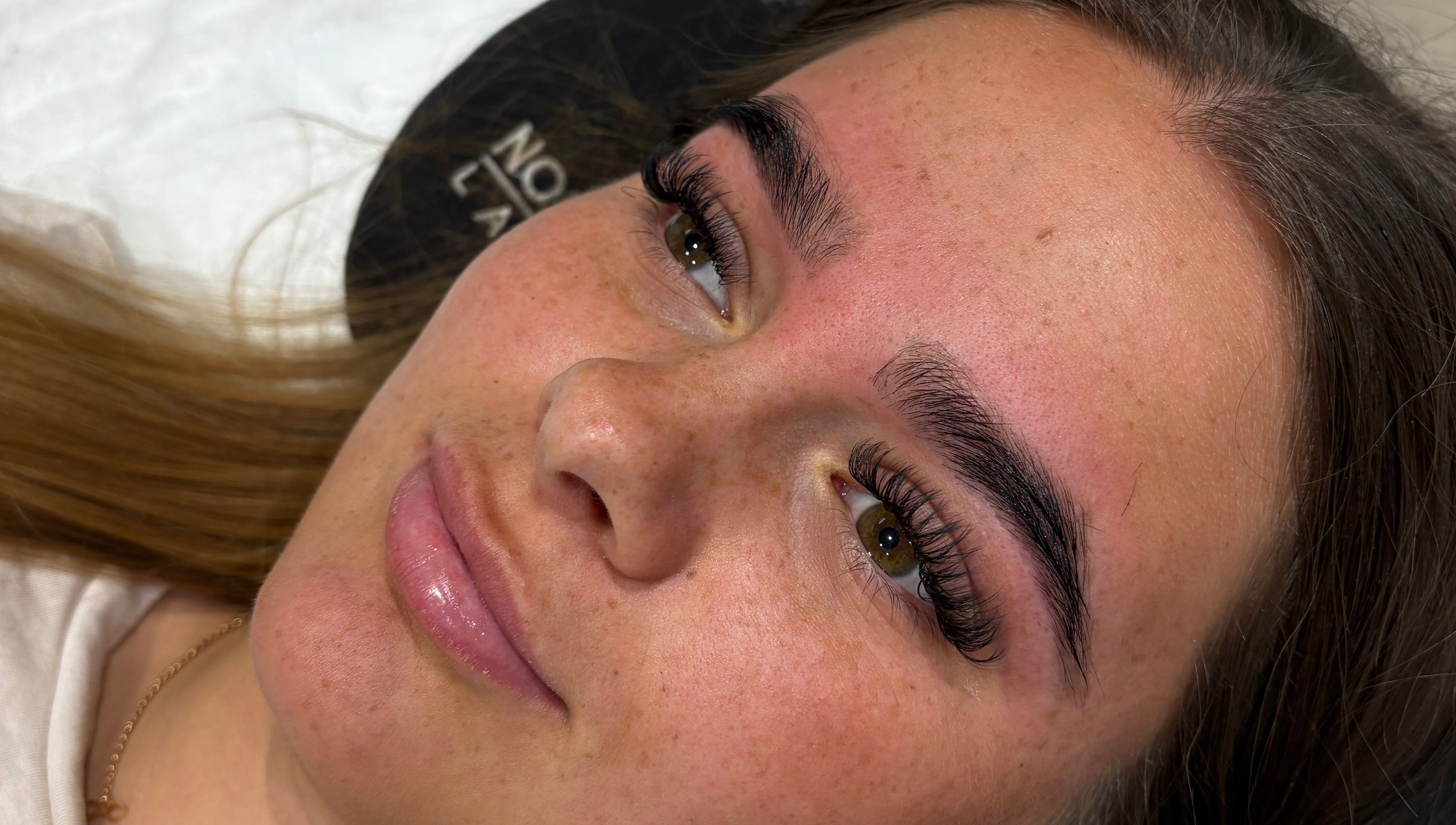 Beautifully styled lashes at Glow Up Lash & Brow, East Cowick, England, GB showcase luxury beauty service.