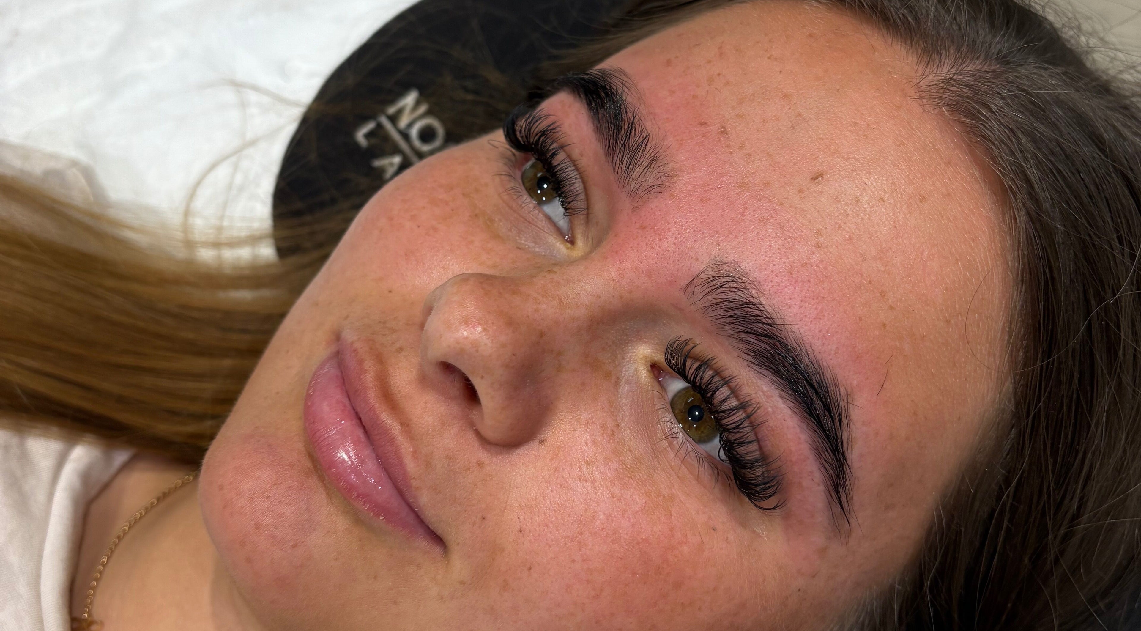 Beautifully styled lashes at Glow Up Lash & Brow, East Cowick, England, GB showcase luxury beauty service.