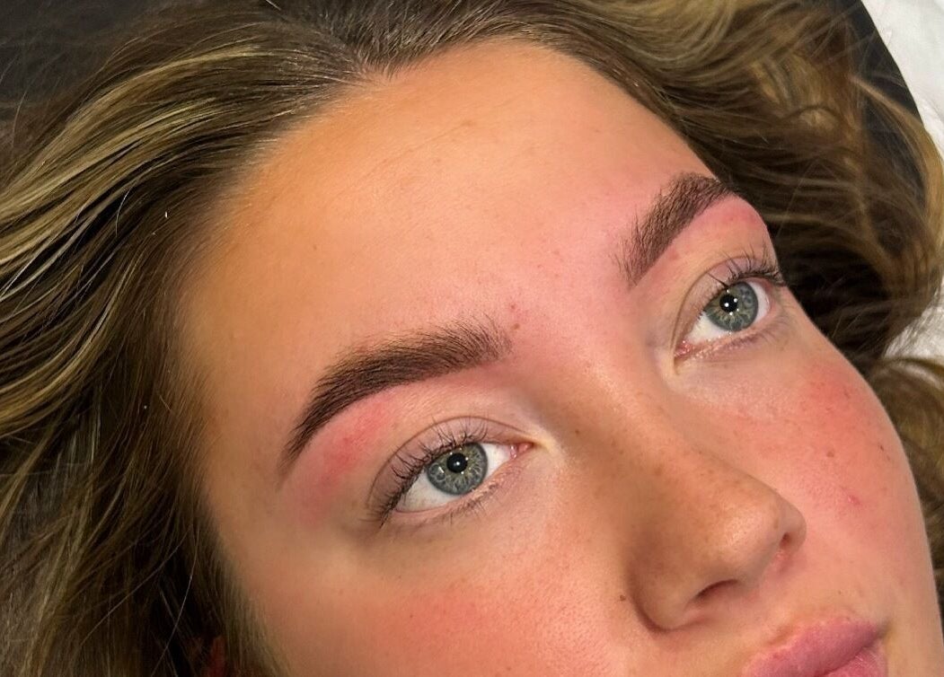 Expertly shaped brows at Glow Up Lash & Brow, East Cowick, England, GB. Experience precision and elegance.