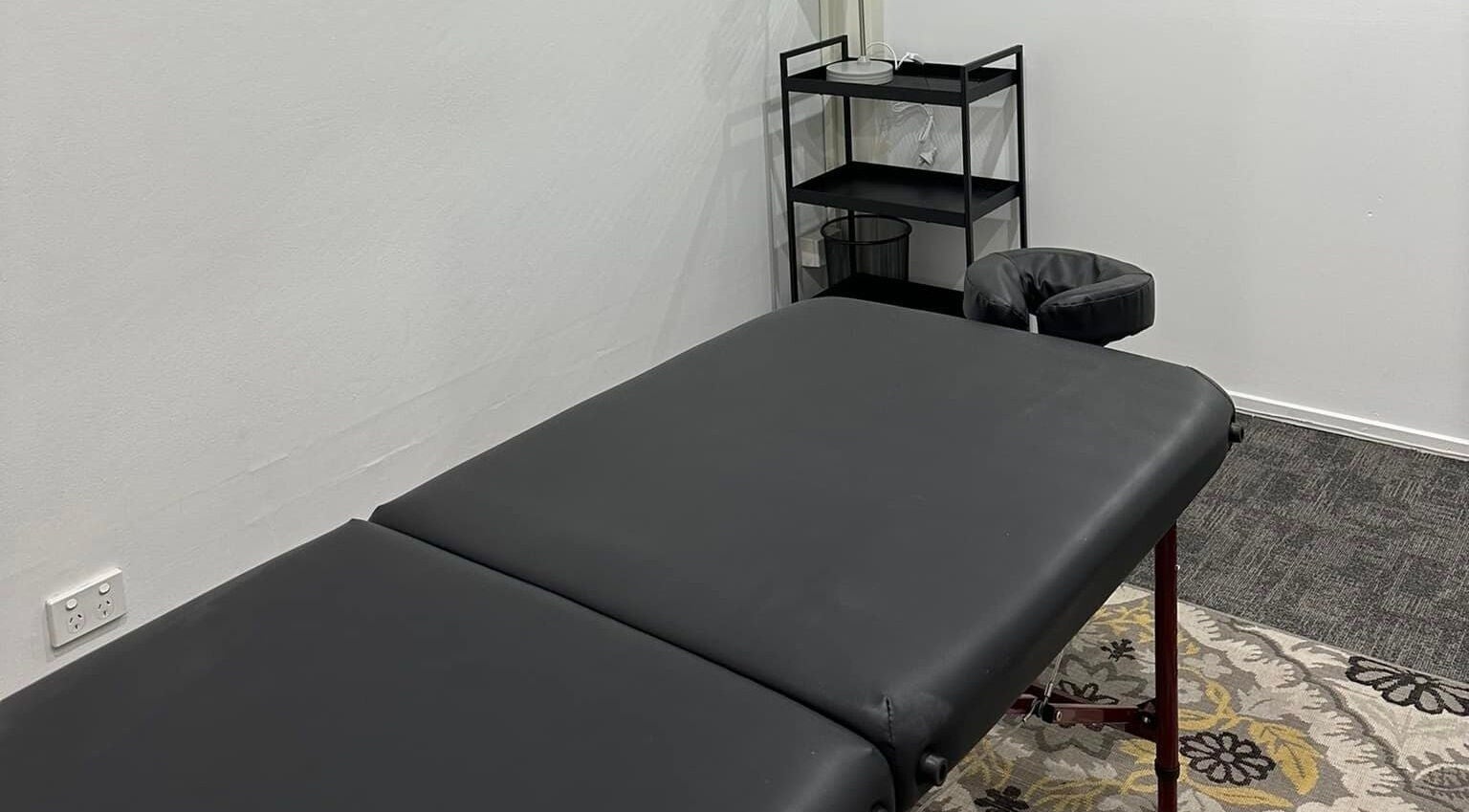 Massage table at Northern Rivers Therapy, Ballina, New South Wales, AU creating a serene atmosphere.
