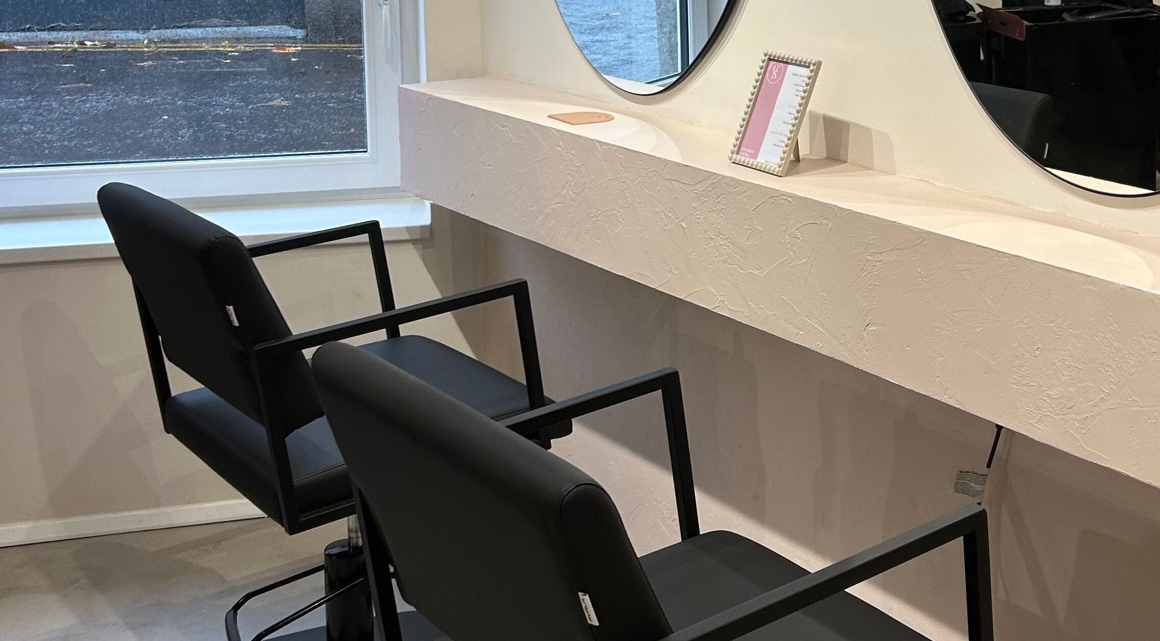 Sleek vanity setup at Jodie Create | Vanity Studio Aberdeen, located in Aberdeen, Scotland, GB. Modern elegance.