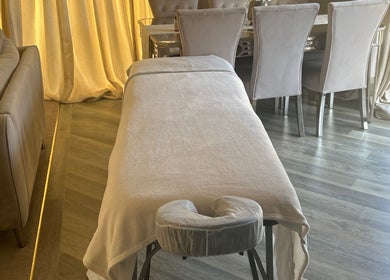 Relaxing massage setup at Elite Massage Kent | Mobile & Treatment Room | in Gillingham, England, GB.