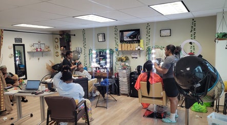 Inside A'daora Trichology & Wellness Inst. showcasing hairstyling in Towson, Maryland, US for beauty care.