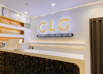 Reception area of CLG Aesthetics Marikina, featuring a sleek design in Marikina, Metro Manila, PH.