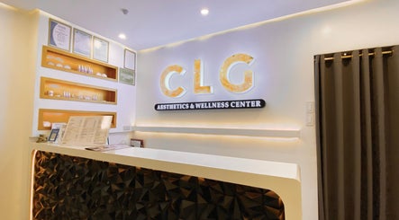 Reception area of CLG Aesthetics Marikina, featuring a sleek design in Marikina, Metro Manila, PH.